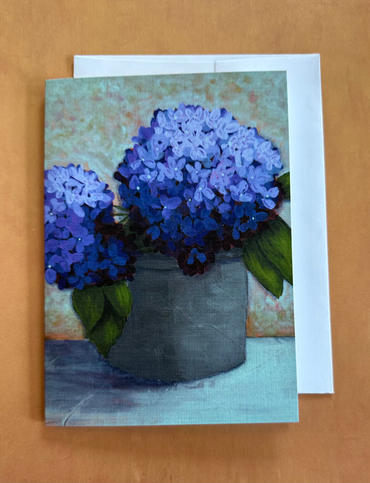 "Blue Symphony" Printed Fine Art Card